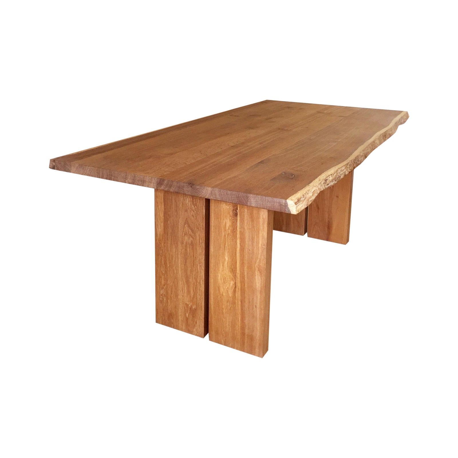 White Oak Slab Live Edge Dining Table Chairish