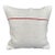 Turkish Hemp Pillow Cushion Natural Beige Red Cushion Cover 20"x20" For Sale