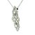 1920s Art Deco Platinum Diamond Filigree Pendant Necklace, Circa 1925 For Sale - Image 5 of 9