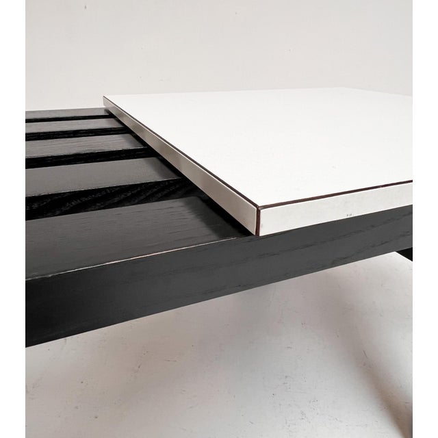 Wood Bz Slatted Bench by Martin Visser for Het Spectrum, 1960s For Sale - Image 7 of 15