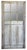 Antique Oak 6 Pane Barn Door Farmhouse Rustic Reclaimed Salvage 48" X 94 For Sale - Image 4 of 12