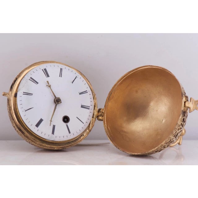 Presented for acquisition is an exceptionally rare and decorative French pocket watch from the late 18th century, complete...