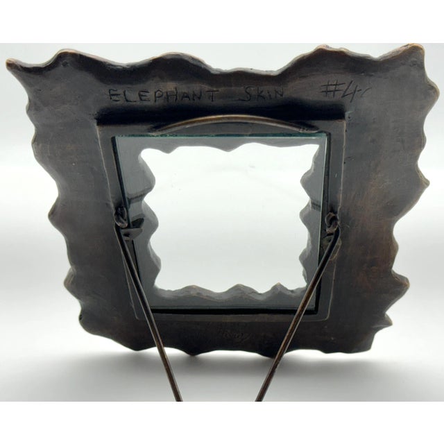 Metal Elephant Skin #4 Bronze Frame by Denis Mathews (British, 1913-1997) For Sale - Image 7 of 9