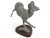 Verdigris Large Leaping Bighorn Sheep Ram Verdigris Patina Metal Sculpture For Sale - Image 8 of 13