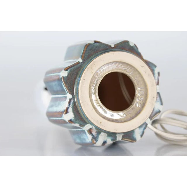 Danish Sculptural Ceramic Table Lamp by Einar Johansen for Søholm, 1960s For Sale - Image 11 of 13