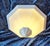 1980s Vintage Flat Ceiling Lamp with White Metal Base and Opaque White Glass Shade from Glashütte Limburg, 1980s For Sale - Image 5 of 8