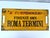 Vintage Italian Double-Sided Metal Train Route Sign: Roma Termini to Firenze SMN, 1970s For Sale - Image 11 of 17