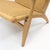 Tan CH25 Lounge Chair by Hans J. Wegner for Carl Hansen, 2000 For Sale - Image 8 of 12