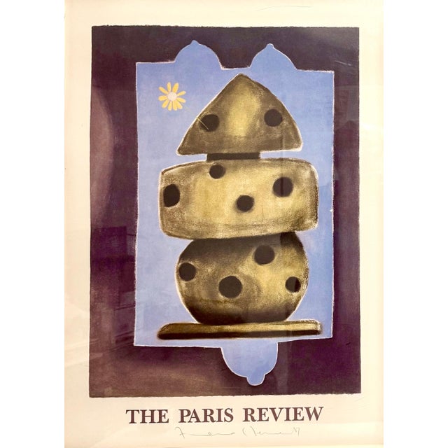 Italian Francesco Clemente, Paris Review Lithograph Francesco Clemente Neo Expressionist Italian Avant Garde For Sale - Image 3 of 5