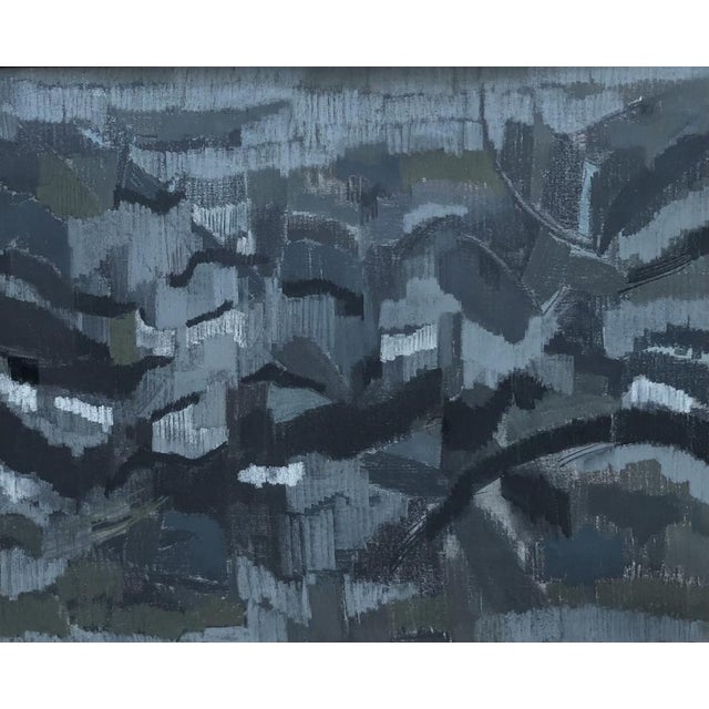 Lison Favarger, Grisaille, Pastel on Paper, Framed For Sale - Image 10 of 10