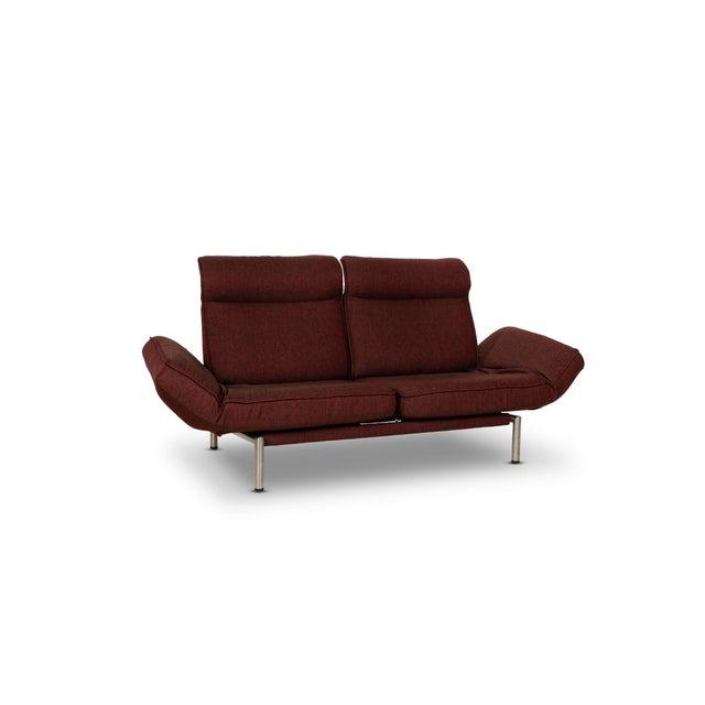 Modern DS 450 Fabric Red Two-Seater Sofa For Sale - Image 3 of 12