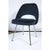 Saarinen Executive Armless Chairs in Navy Velvet For Sale In New York - Image 6 of 9