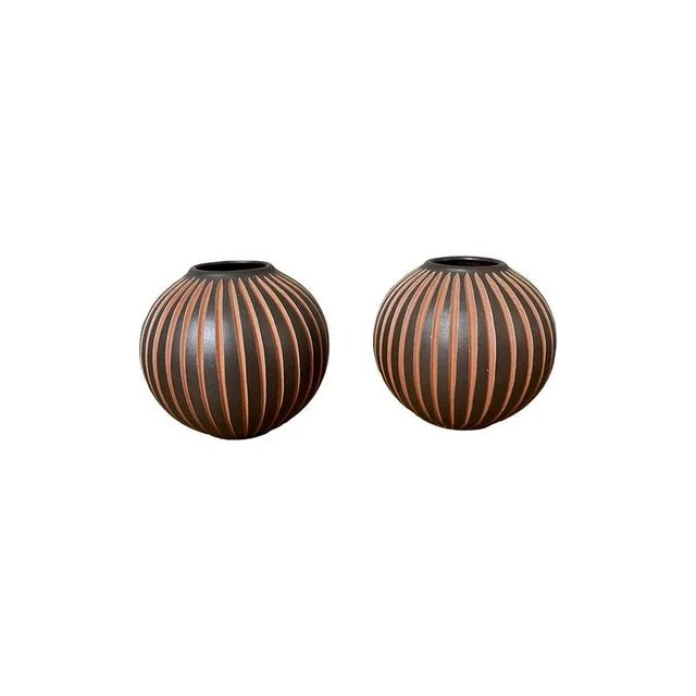 Kerbschnitt Vases from Worms, 1960s, Set of 2 For Sale - Image 16 of 18