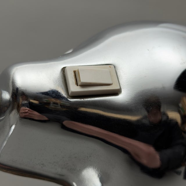 Metal Space Age Chrome Table Lamp with Articulated Arm, 1960s For Sale - Image 7 of 13