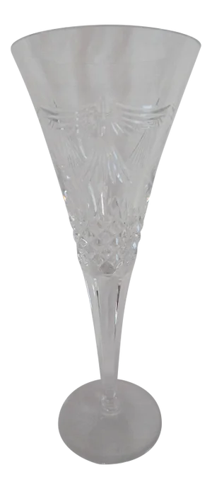 2000s Waterford Crystal Special Edition Millennium Peace Toasting Flute