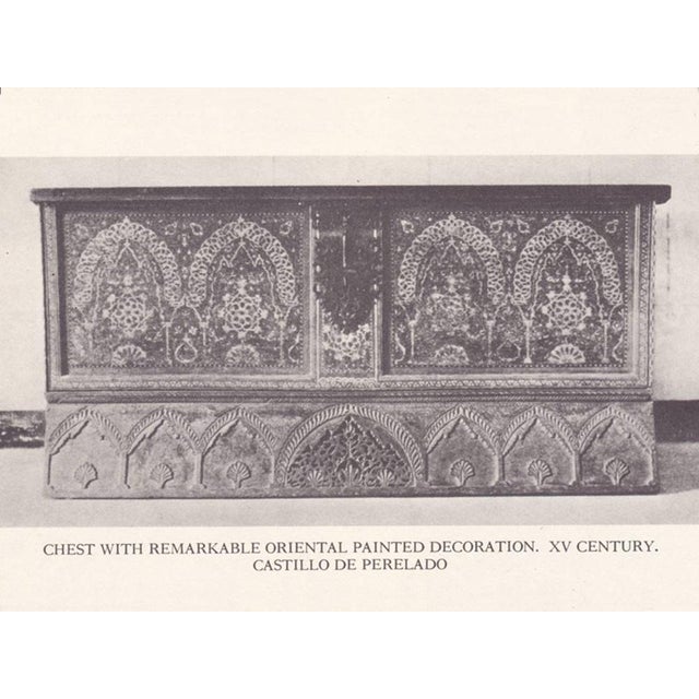 Antique Spanish Painted Chest with Mudéjar and Moorish Influence, 1800 For Sale - Image 10 of 11