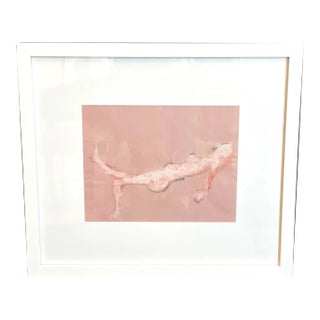 Vintage Pale Figurative Painting by Martin Sumners, Framed For Sale