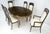 Mastercraft Dark Burl Walnut Oval Leaves Dining Table & 6 Chairs Set For Sale - Image 11 of 12