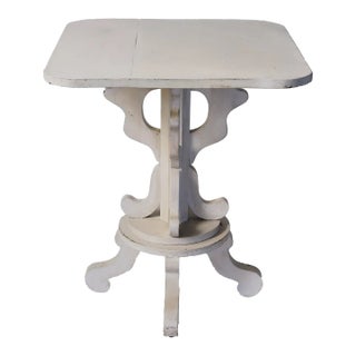 Mid 20th Century Vintage Folk Art Side Table For Sale