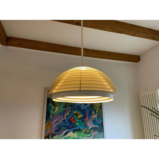 Metal Hekla Hanging Lamp by Jon Olafsson & Peter B. Luhtersson for Fog and Morup, 1960s For Sale - Image 7 of 11