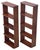 Antique Mahogany Wall Bookcases, 1900s, Set of 2 For Sale - Image 6 of 9