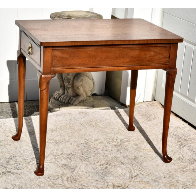 Vintage Baker Country French Style Side Table W/Drawer For Sale - Image 11 of 12