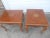Beautiful Vintage Handcarved Pair of Side Tables With Satinwood Inlays For Sale - Image 4 of 9
