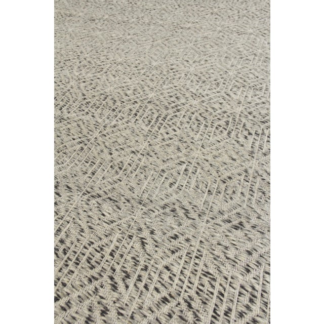 Not Yet Made - Made To Order Sanz Flatweave Wool Silver Rug - 12'x15' For Sale - Image 5 of 11