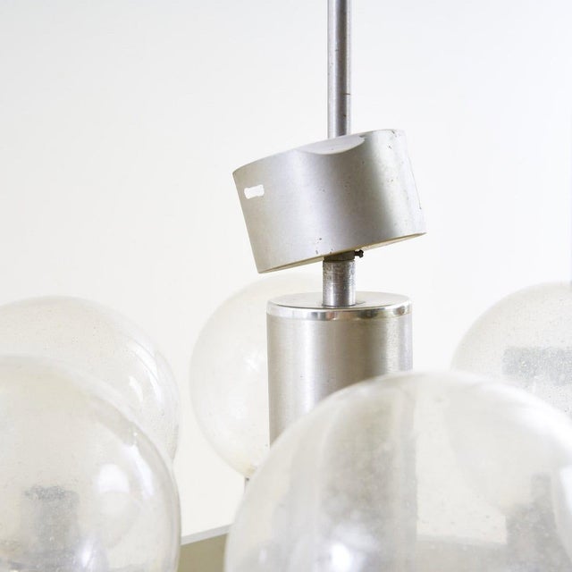 Chandelier with Bowls, 1970s For Sale - Image 4 of 9