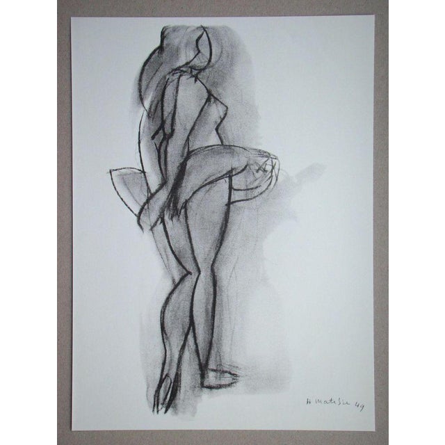 Henri MATISSE (after) ( 1869 - 1954 ) Femme, 1981 Lithograph on wove paper. Signed and dated in the printing plate at the...