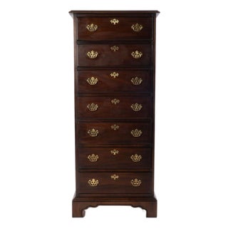 1970s Drexel Bicentennial Mahogany Seven Drawer Lingerie Chest For Sale