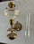 Brass Early 20th Century Brass Wall Hung Oil Lamp For Sale - Image 8 of 8