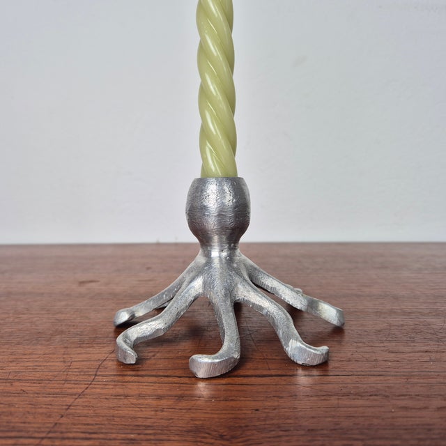 Vintage Octopus Shape Candleholders, 1980s, Set of 4 For Sale - Image 9 of 9