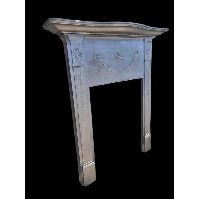 Victorian Edwardian Cast Iron Fireplace Surround for Wood Burner For Sale - Image 12 of 15