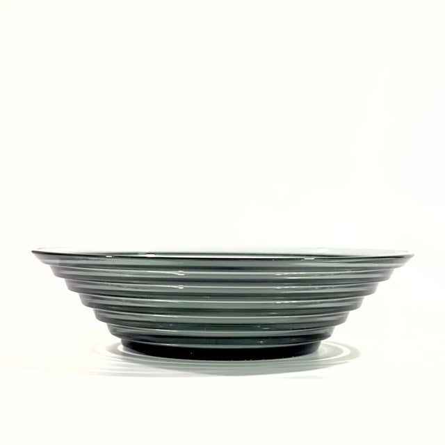 Moody Mid-Century Medley: Dark Neutrals Glass & Ceramic Curation - Group of 5 For Sale - Image 12 of 17