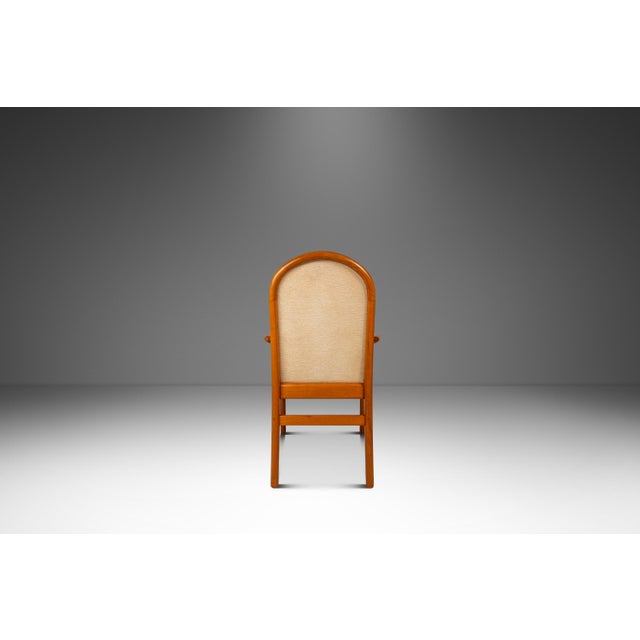 Set of Six (6) Danish Mid-Century Modern High-Back Dining Chairs in Solid Teak Attributed to Schou Andersen, Denmark, C. 1970s For Sale - Image 9 of 18