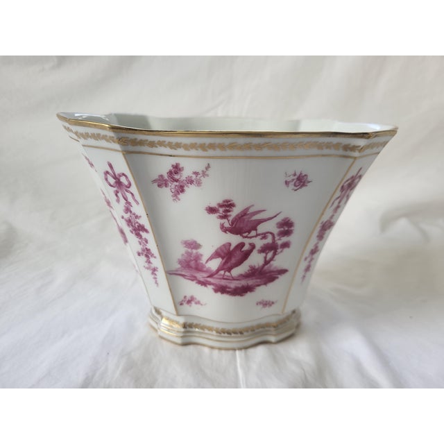 Sèvres-Style Vieux Paris Porcelain Cachepot by Camille Naudot, 1890s ...