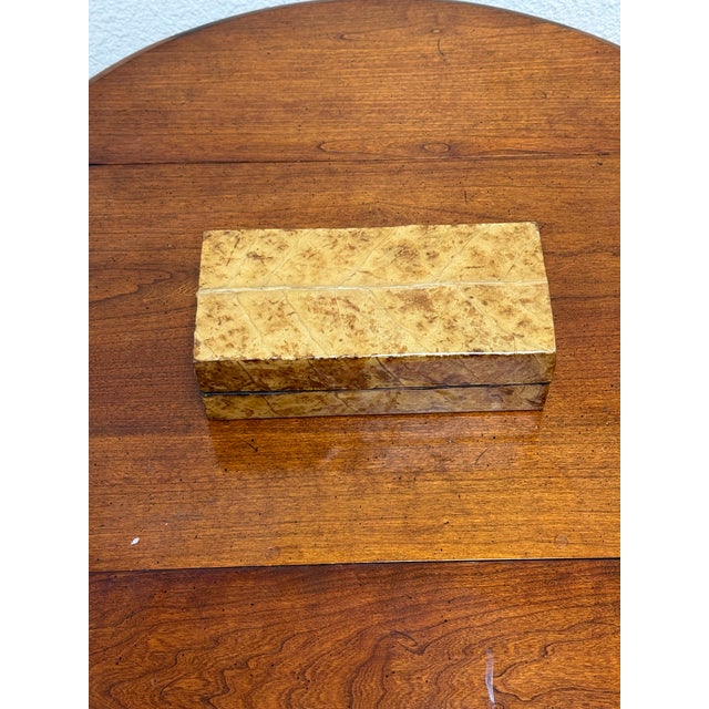 Burl Wood Keepsake Box, Vintage For Sale - Image 9 of 12