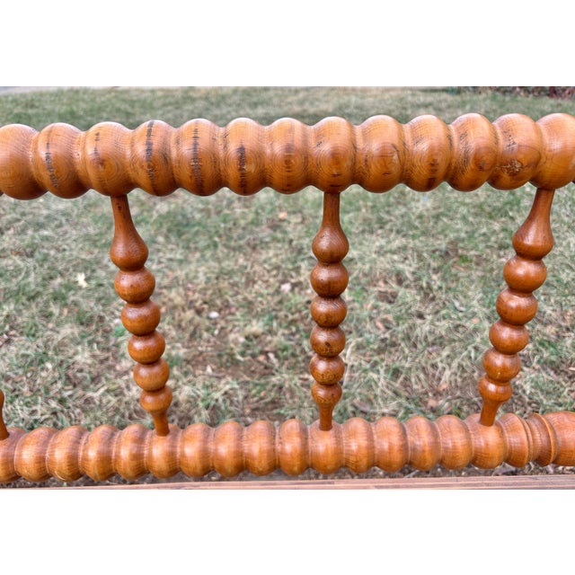 Mid 20th Century Vintage Twin Size Jenny Lind Spindle or Spool Bed For Sale - Image 5 of 16