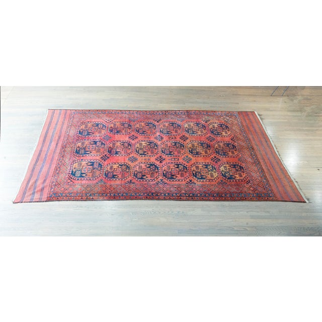 Early 20th Century Afghani Ersari Rug For Sale - Image 15 of 15