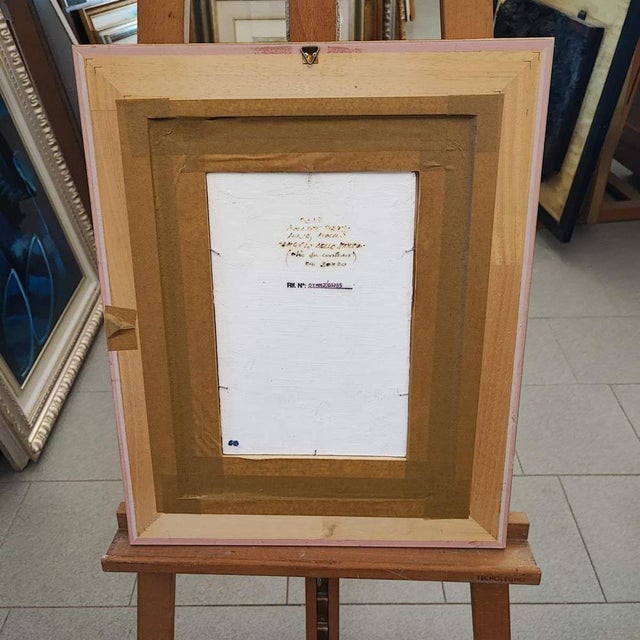 Walter Piacesi, Untitled, 2017, Oil on Panel, Framed For Sale - Image 6 of 11