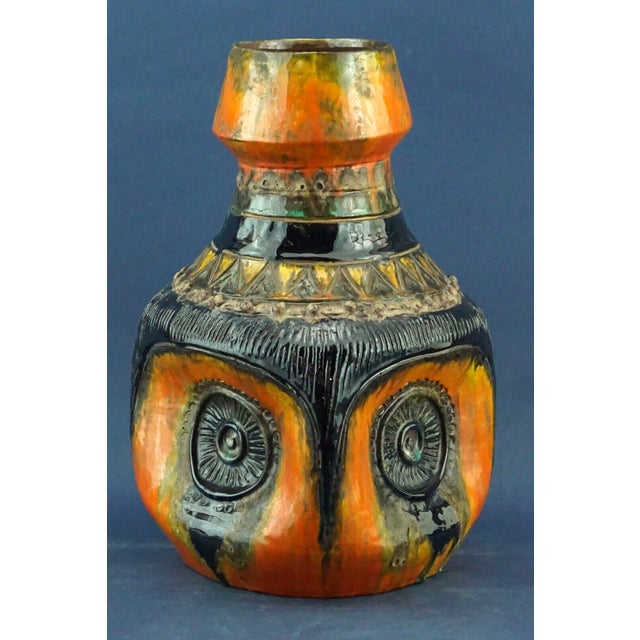 Sardinian Futuristic Ceramic Vase by Emilia Palomba, Italy, 1960s For Sale - Image 4 of 18