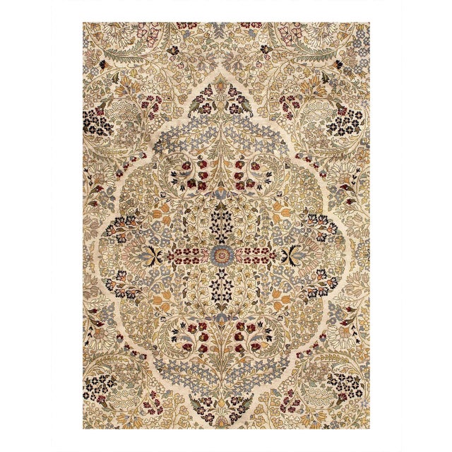 This is a hand-knotted Tabriz Design rug by Pasargad DC ,Hand-Spun Wool Rug All natural Dyed .This rug is handmade from...