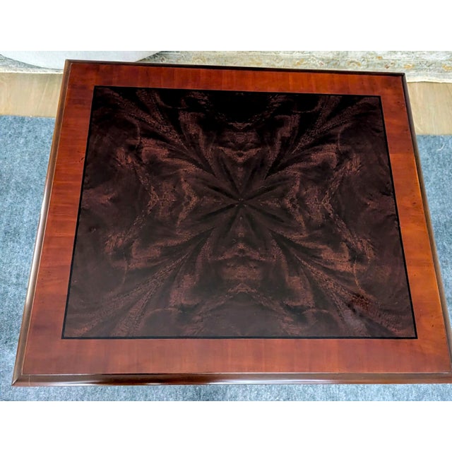 These are a vintage (1988) pair of Drexel Heritage Chinese Chippendale style mahogany end tables. They have beautiful...