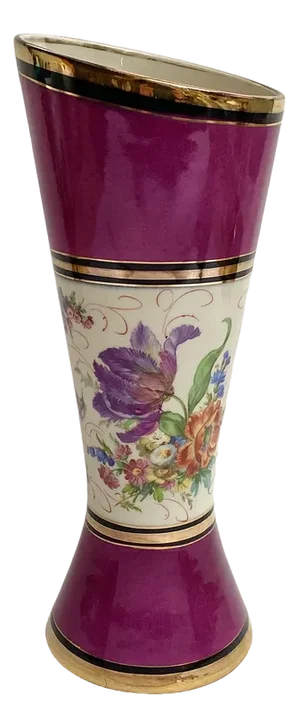 Faience & Ceramic Vase by H. Bequet, 1950s