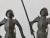 Metal Antique European Medieval Knight Iron Figures - a Pair For Sale - Image 7 of 11