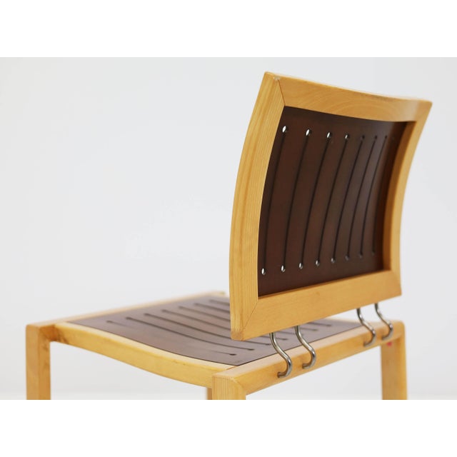 Quadro-Stühle Stackable Chairs by Bruno Rey & Charles Polin for Dietiker, Switzerland, 1980, Set of 4 For Sale - Image 10 of 13