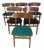 Vintage Teak Dining Chairs, Denmark, 1960s, Set of 6 For Sale