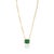 18.82ct Octagon Emerald & Diamond Halo Pendant Necklace With Paperclip Chain For Sale In New York - Image 6 of 16