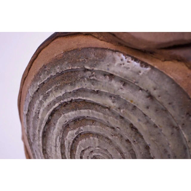 Vintage Figural Studio Stoneware Vase / Candleholder For Sale - Image 11 of 13